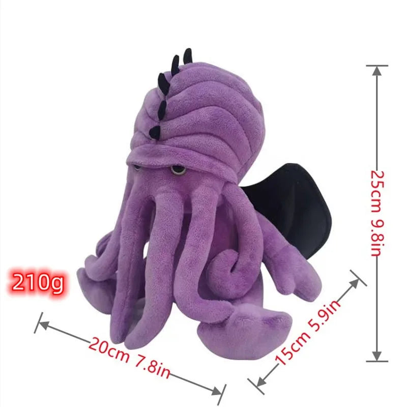 25cm New CthulhuCraft Plush Toy Creative Cute Octopus Plush Toys Cthulhu Craft Dolls Stuffed Toys Sea Animal Toys Children Gifts Good Girls Club