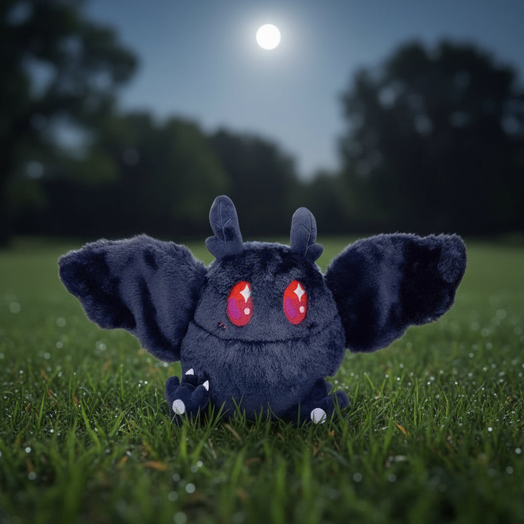 28cm Horror Lore Black Moth Plush Toy Good Girls Club
