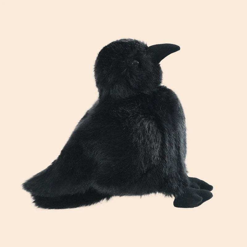 15-35cm Soft Black Raven Plush Toy Good Girls Club