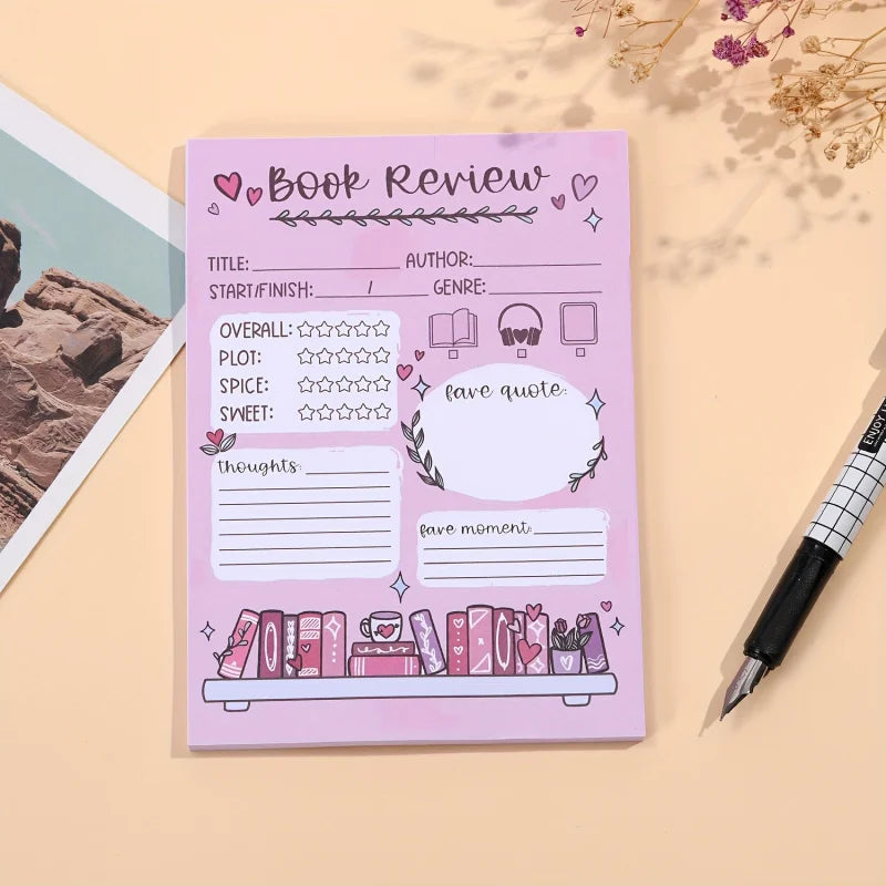 Spicy Book Review Notepad Good Girls Club