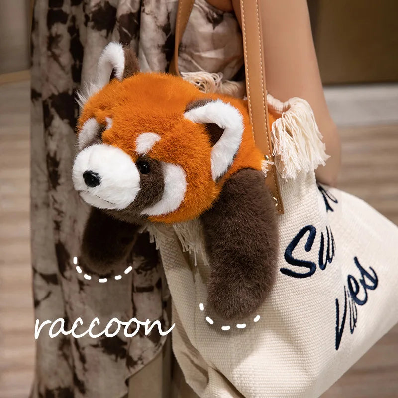 Sleeping/Lying Raccoon and Red Panda Plush Toys Good Girls Club