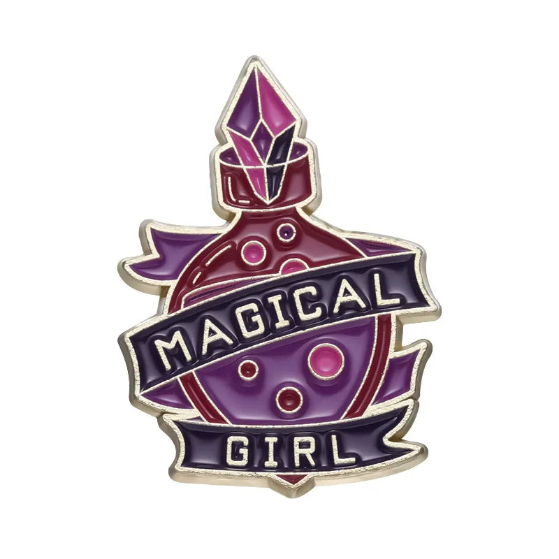 Witchy Black Cat Pins 1Pc Good Girls Club