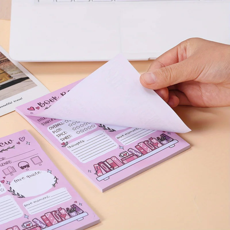 Spicy Book Review Notepad Good Girls Club