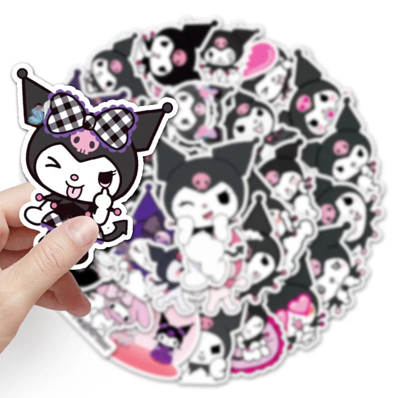 50Pcs Kawaii Sanrio Kuromi Stickers Good Girls Club