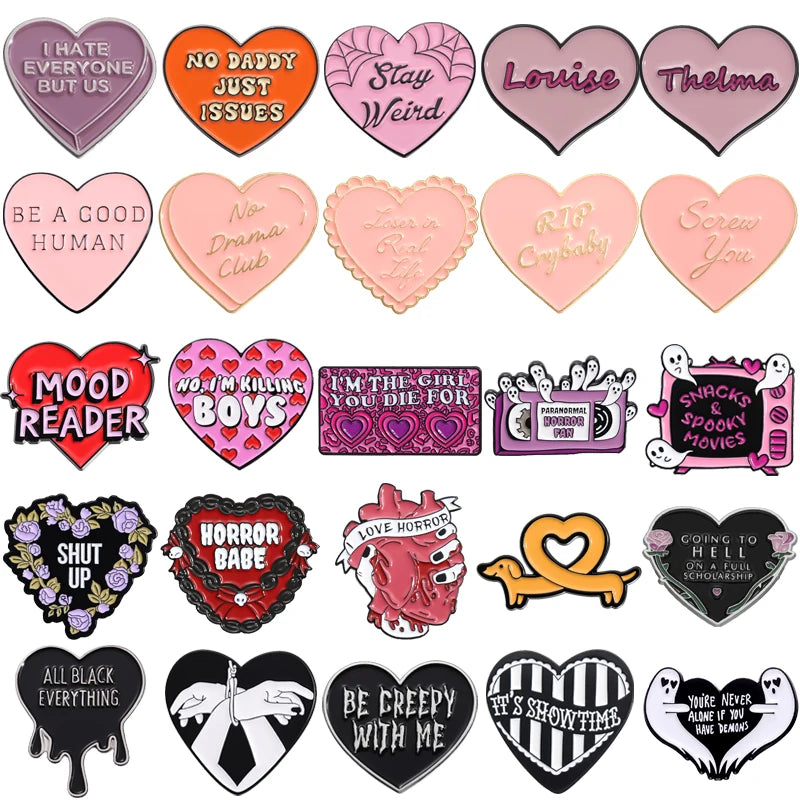 Goth Retro Pins 1pc Good Girls Club