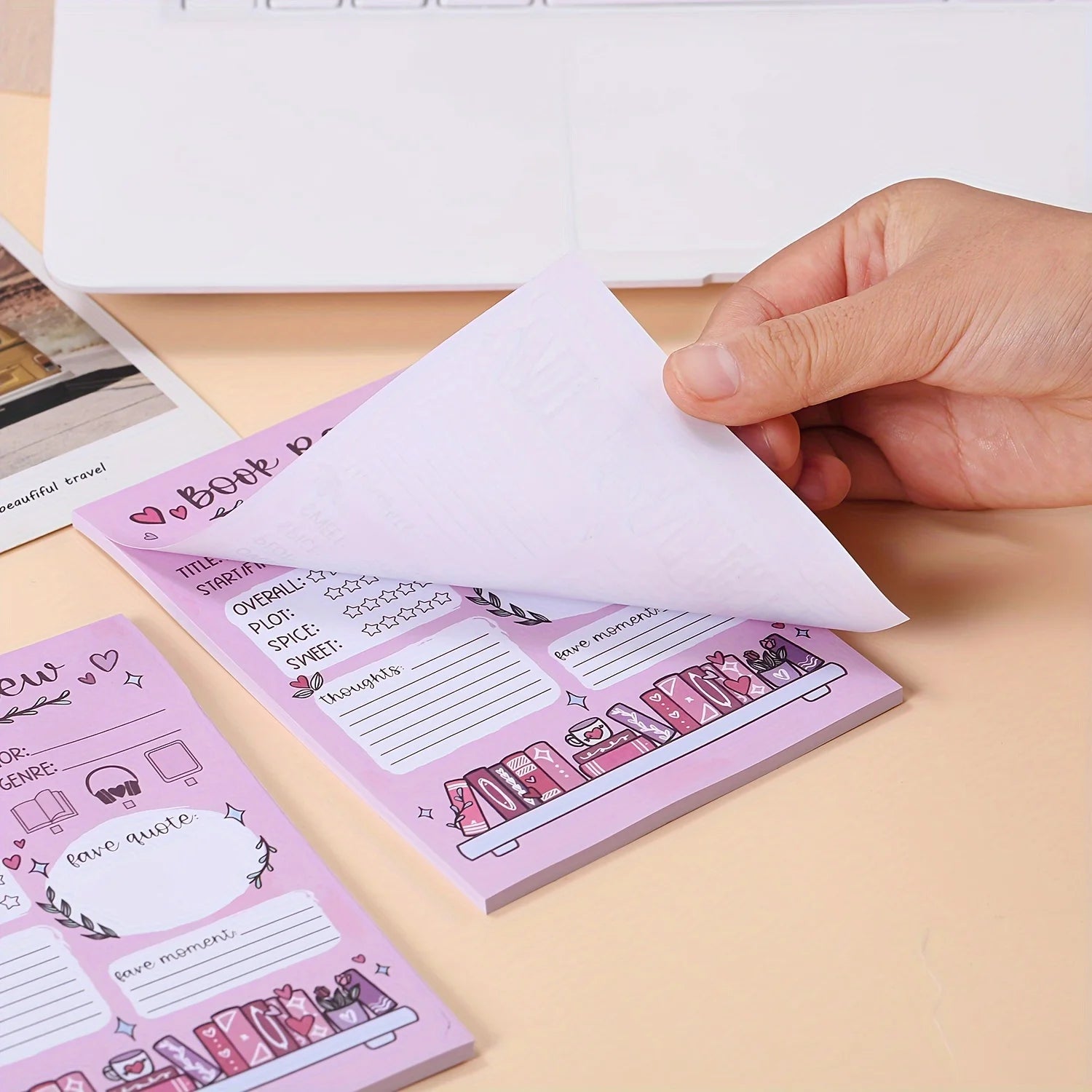 Spicy Book Review Notepad Good Girls Club