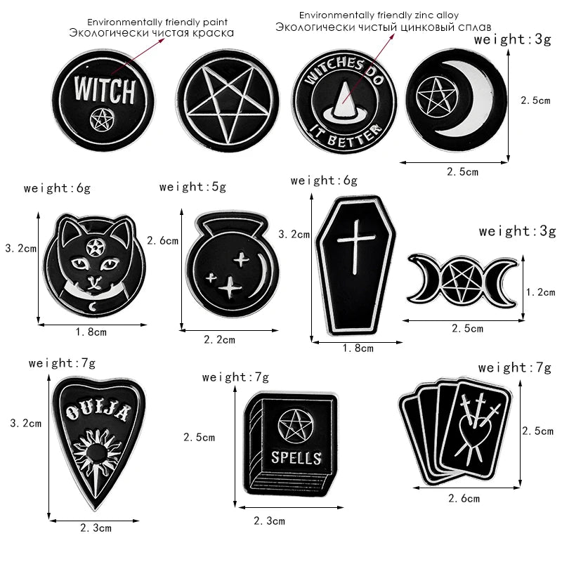Witch Pins 1pc Good Girls Club