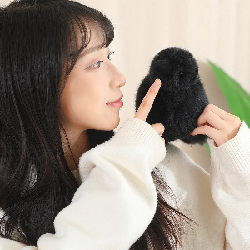 15-35cm Soft Black Raven Plush Toy Good Girls Club