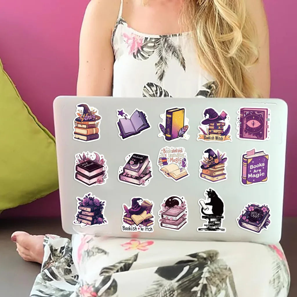 50PCS Purple Witch Stickers Good Girls Club
