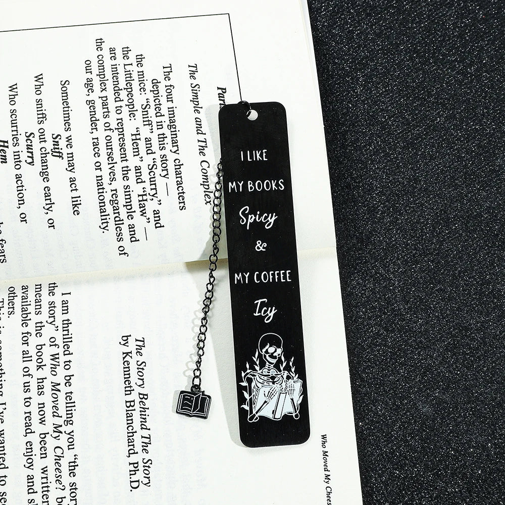 Skeleton Reading Bookmark 1pc Good Girls Club