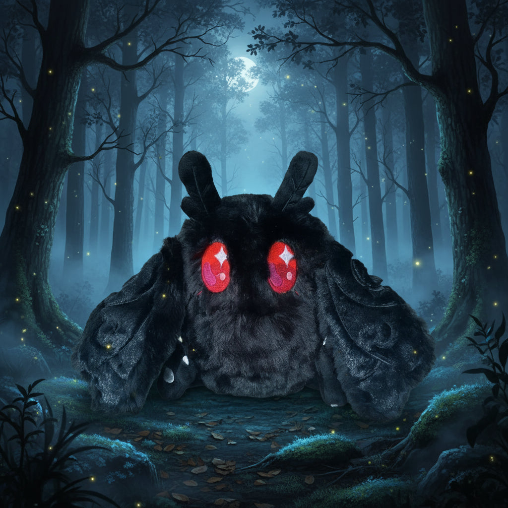 28cm Horror Lore Black Moth Plush Toy Good Girls Club