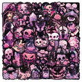 50pcs Gothic Horror Pink Stickers Good Girls Club