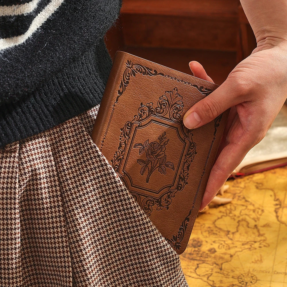 Leather Flower Notebook Good Girls Club