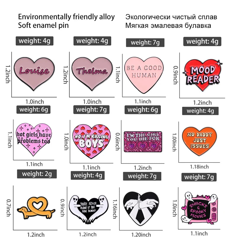 Goth Retro Pins 1pc Good Girls Club