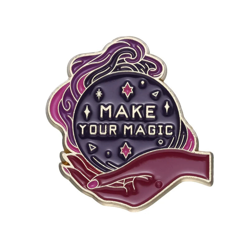 Witchy Black Cat Pins 1Pc Good Girls Club