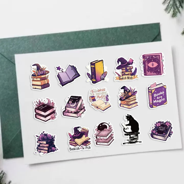 50PCS Purple Witch Stickers Good Girls Club