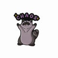 Chaos Raccoon Pin 1pcs Good Girls Club