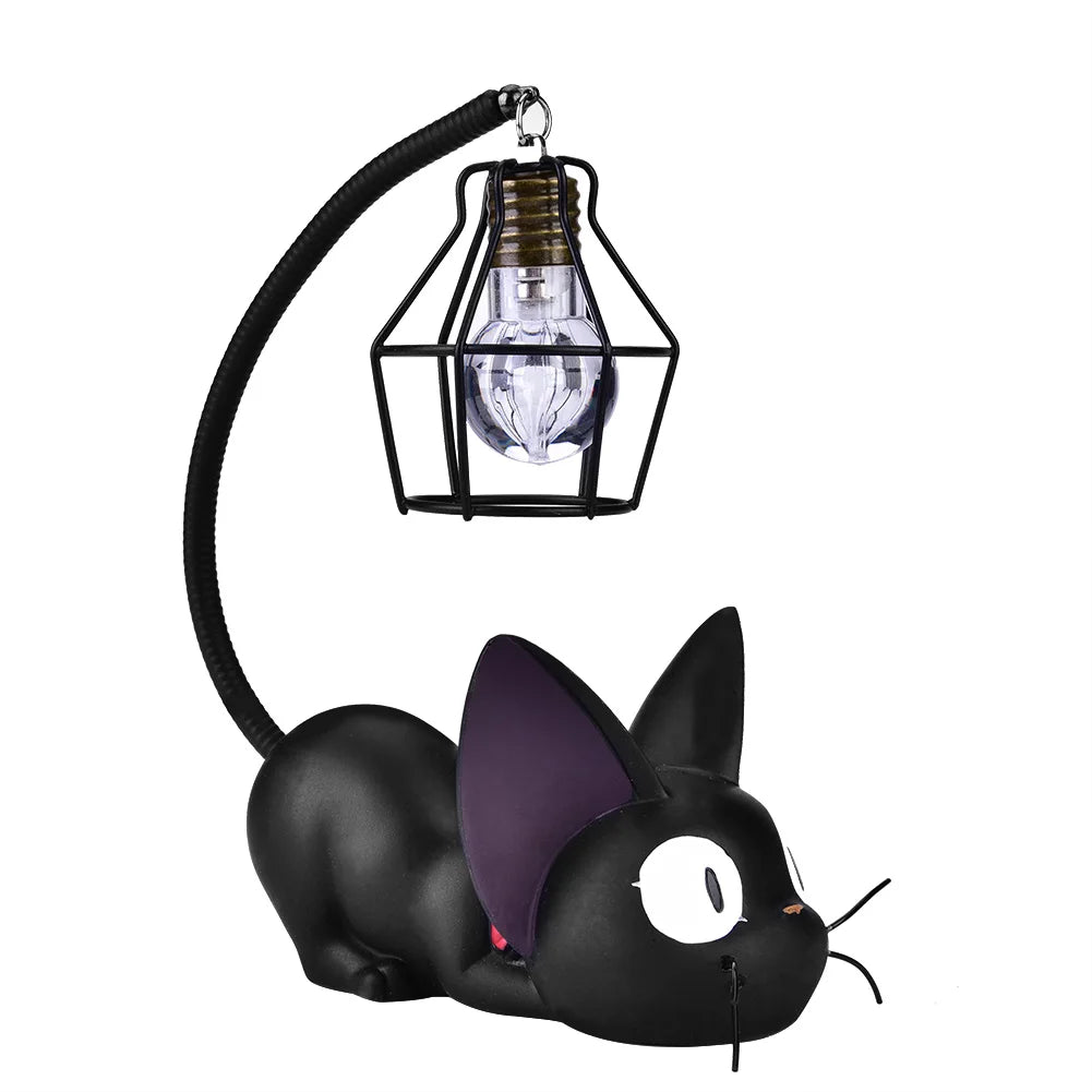Cute Black Cat Lamp - JiJi Resin Cat  - Design lamp Creative Night Light Table Bedside Good Girls Club