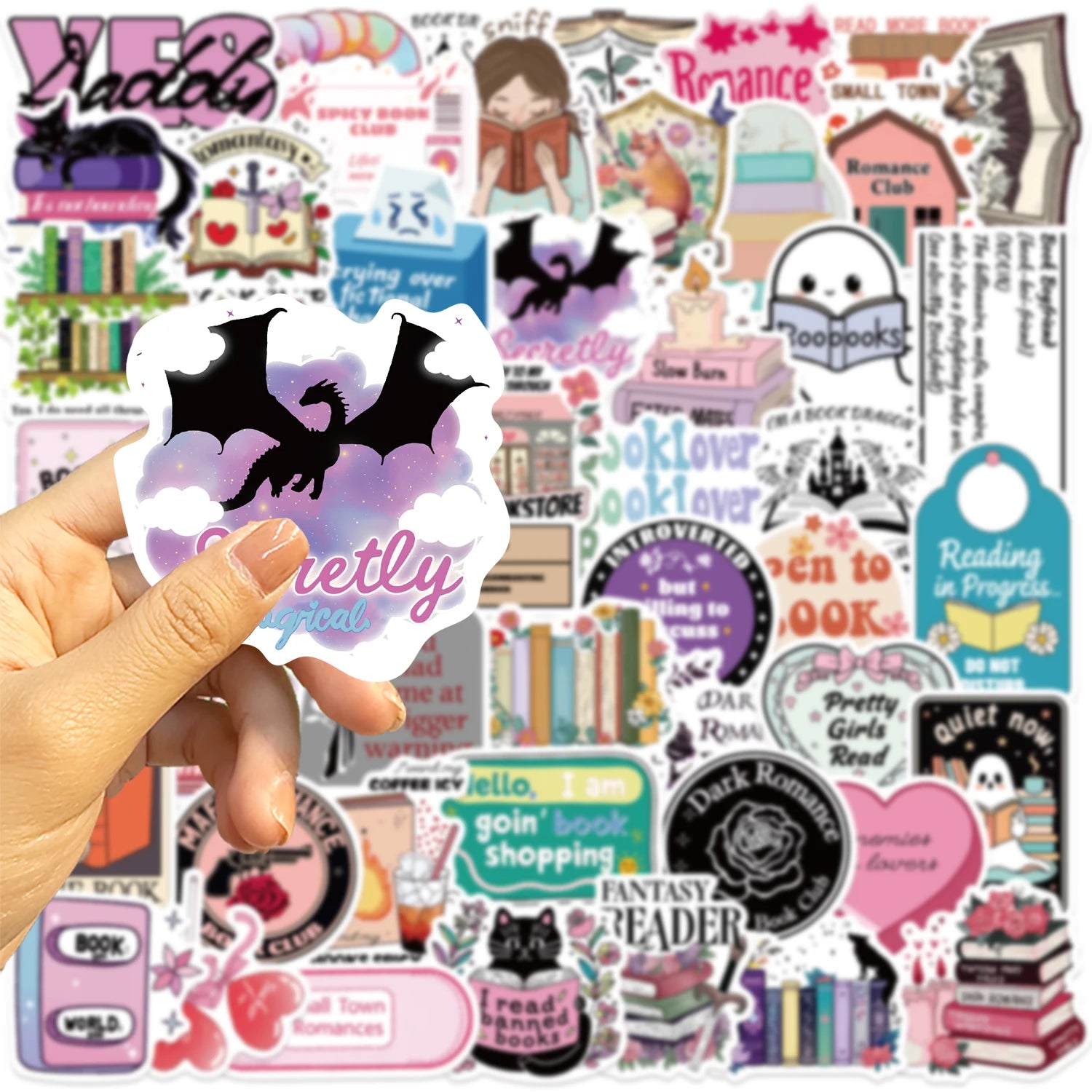 50pcs Book Lover's Stickers Good Girls Club