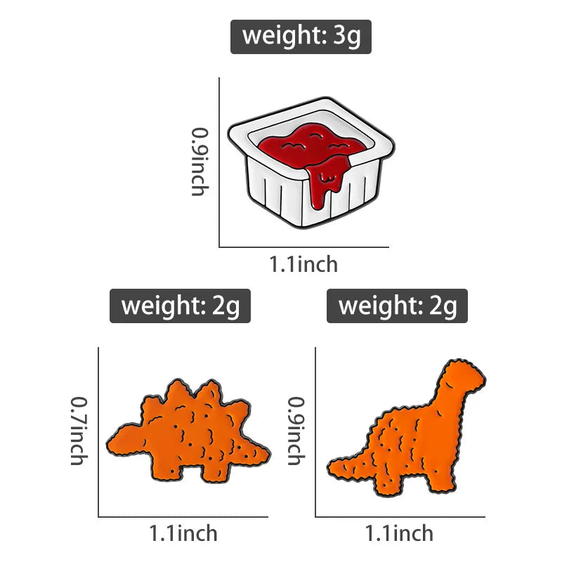 Dino Nuggies Pin 1pc or Set Good Girls Club