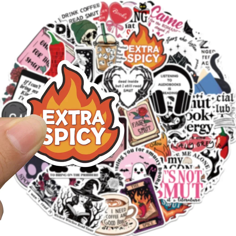 50pcs Smut Bookish Stickers Good Girls Club