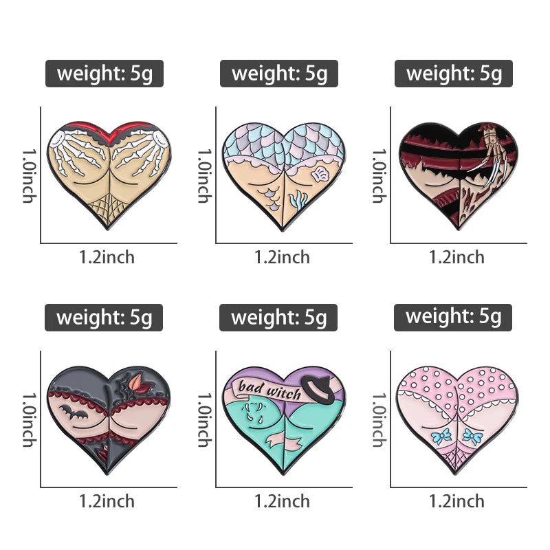 Spooky Sexy Butt Pins Good Girls Club
