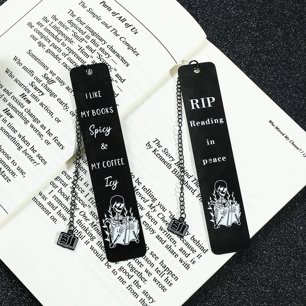 Skeleton Reading Bookmark 1pc Good Girls Club