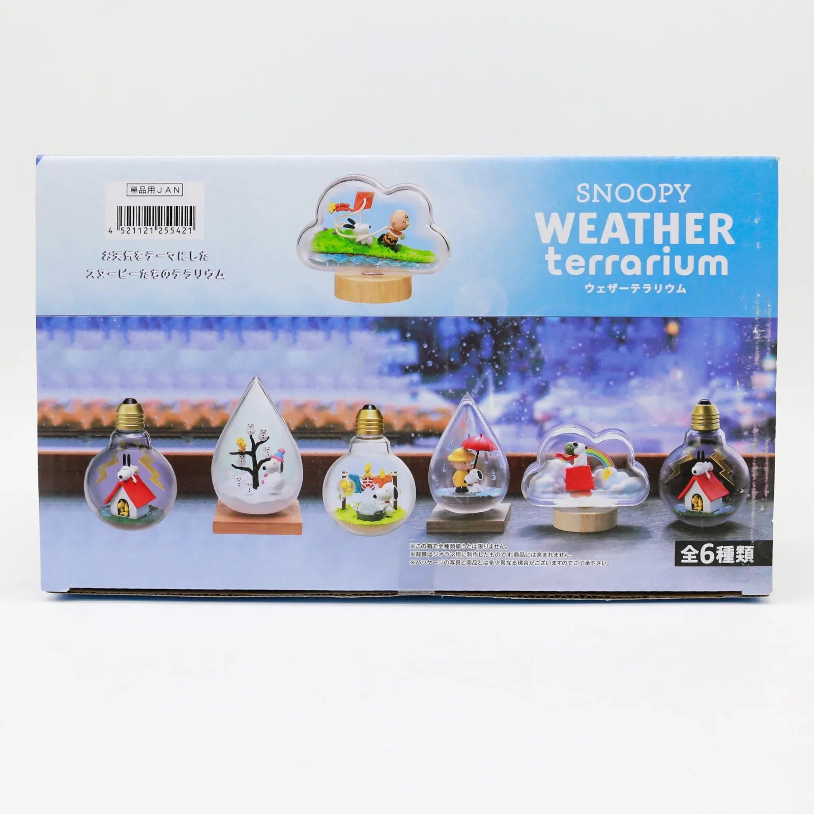 Snoopy Scene Blind Box Toys Bottle Weather Bottle Miniature Spike Andy Anime Figures Doll Model Toys Collect Ornaments