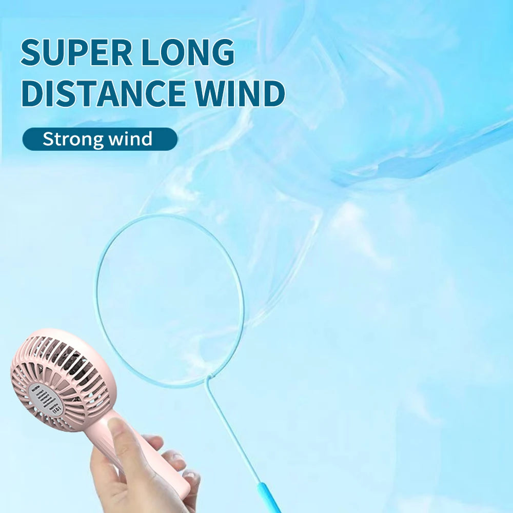 1200mAh Mini Portable FansHandheld USB Rechargeable Quiet Handheld FanAir cooler Outdoor Travel Hand Fans ventilation Fan Good Girls Club