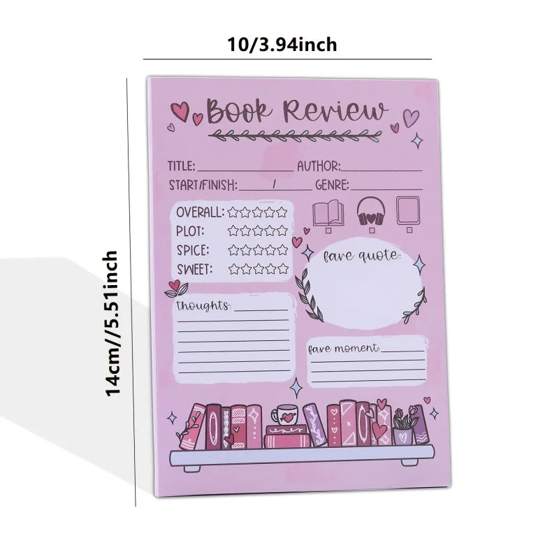 Spicy Book Review Notepad Good Girls Club