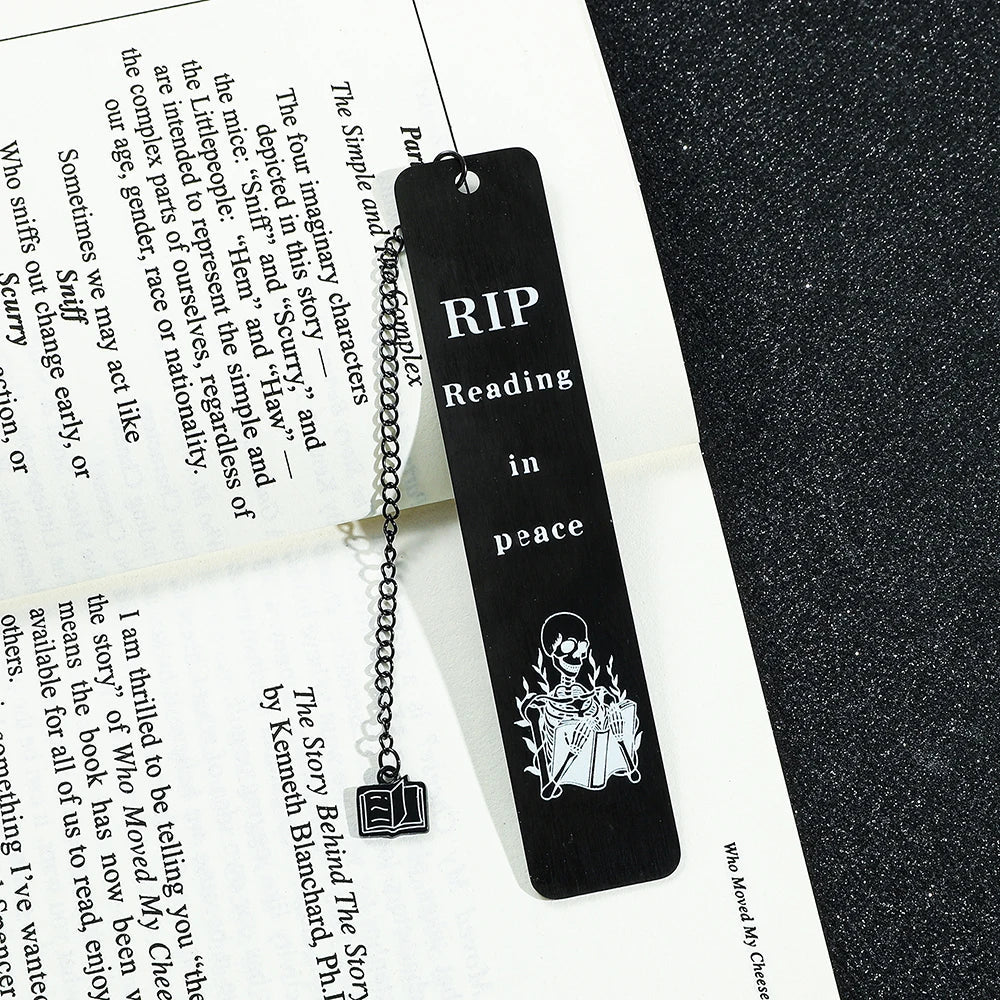 Skeleton Reading Bookmark 1pc Good Girls Club