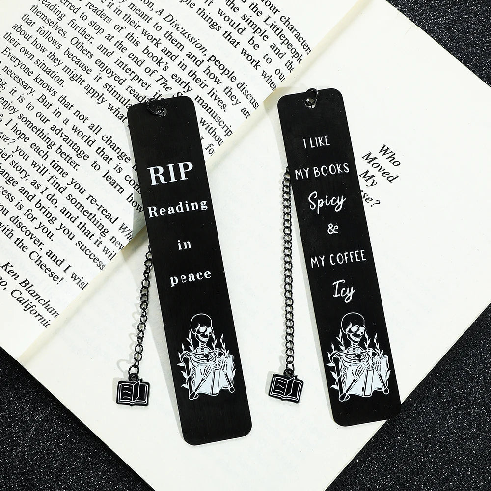 Skeleton Reading Bookmark 1pc Good Girls Club