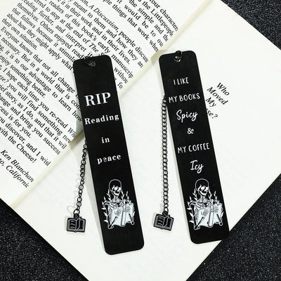 Skeleton Reading Bookmark 1pc Good Girls Club