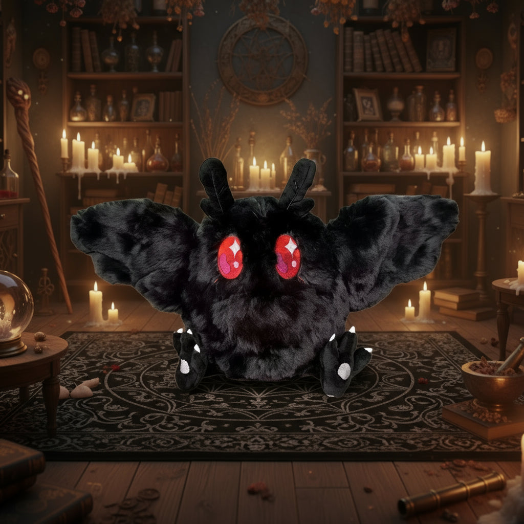 28cm Horror Lore Black Moth Plush Toy Good Girls Club