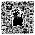 60Pcs Cute Black Cat Stickers Good Girls Club