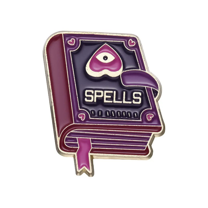 Witchy Black Cat Pins 1Pc Good Girls Club