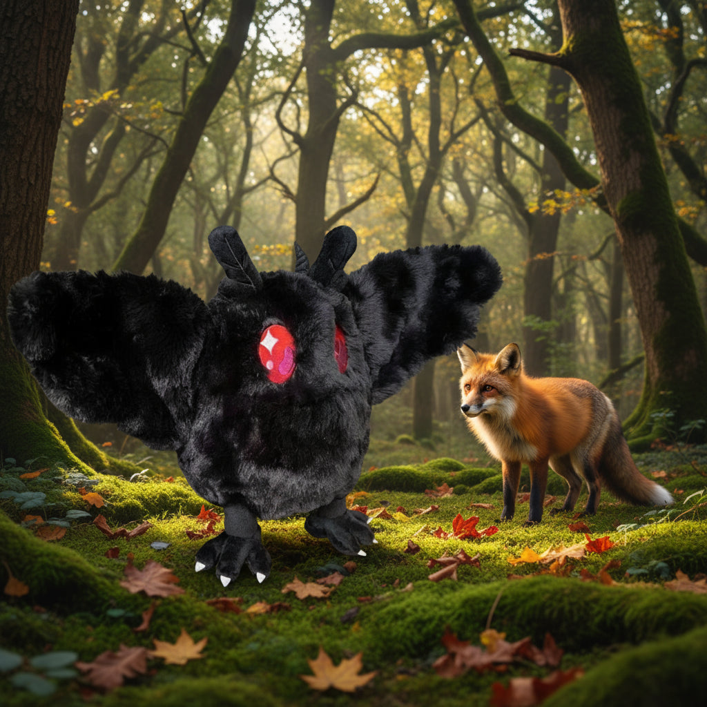 28cm Horror Lore Black Moth Plush Toy Good Girls Club