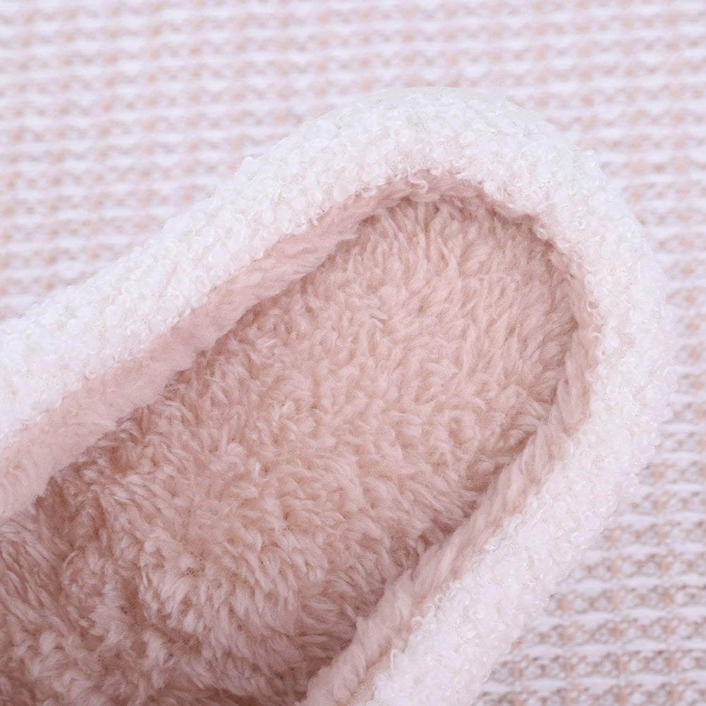 Halloween Pumpkin Cat Slippers Plush Closed Toe Slippers Flat Thermal Slippers Fuzzy Pumpkin Slippers for Outdoor Indoor Bedroom Good Girls Club